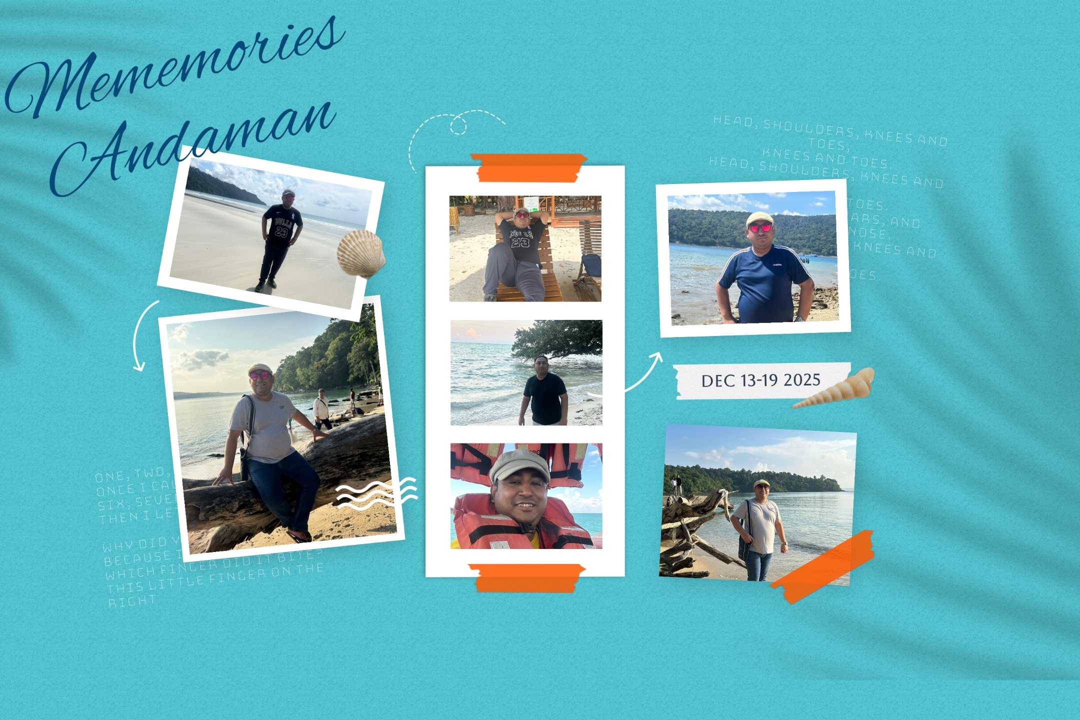 Anik Biswas enjoying his Andaman Trip