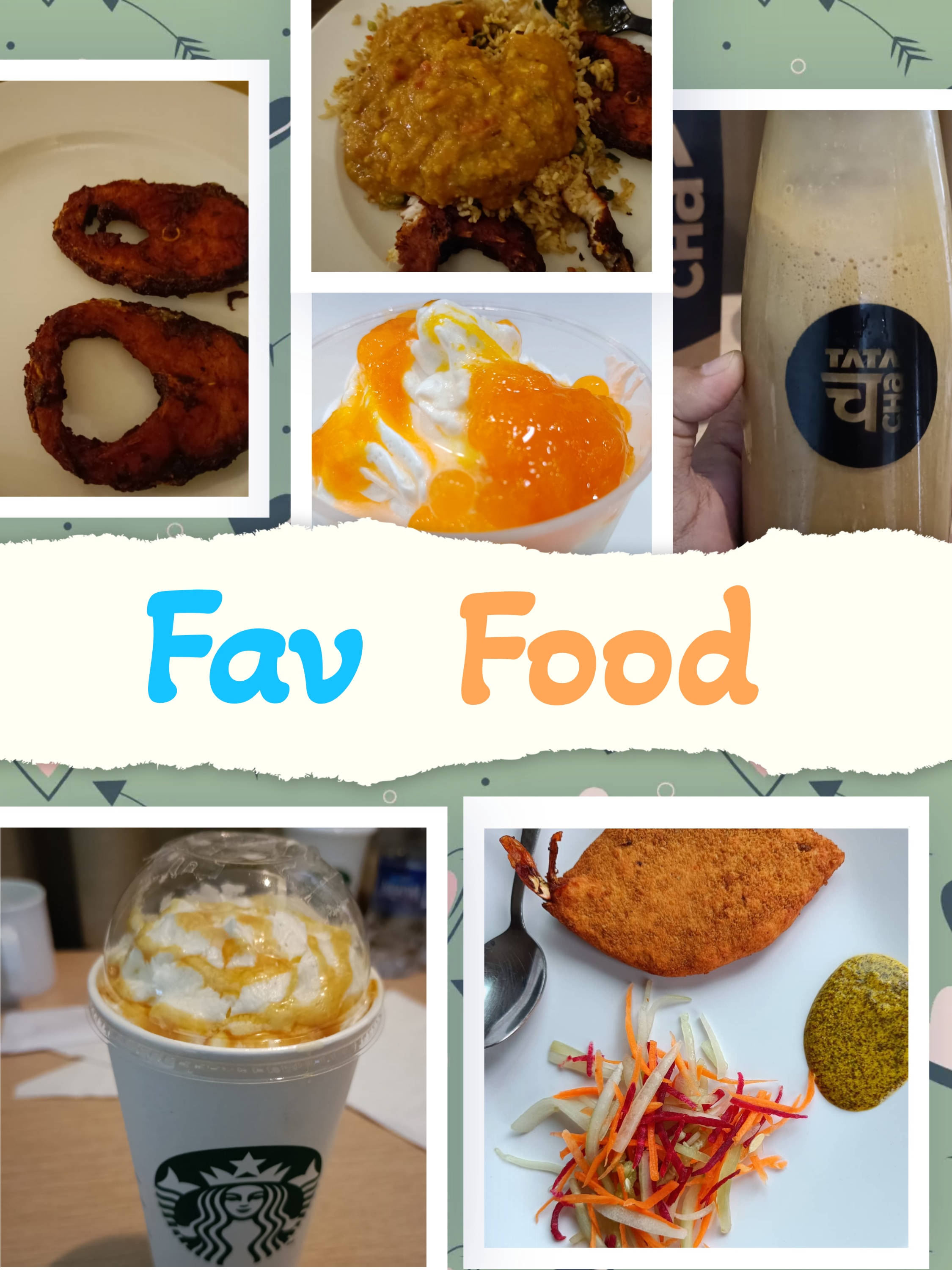 Anik Biswas and his favourite food