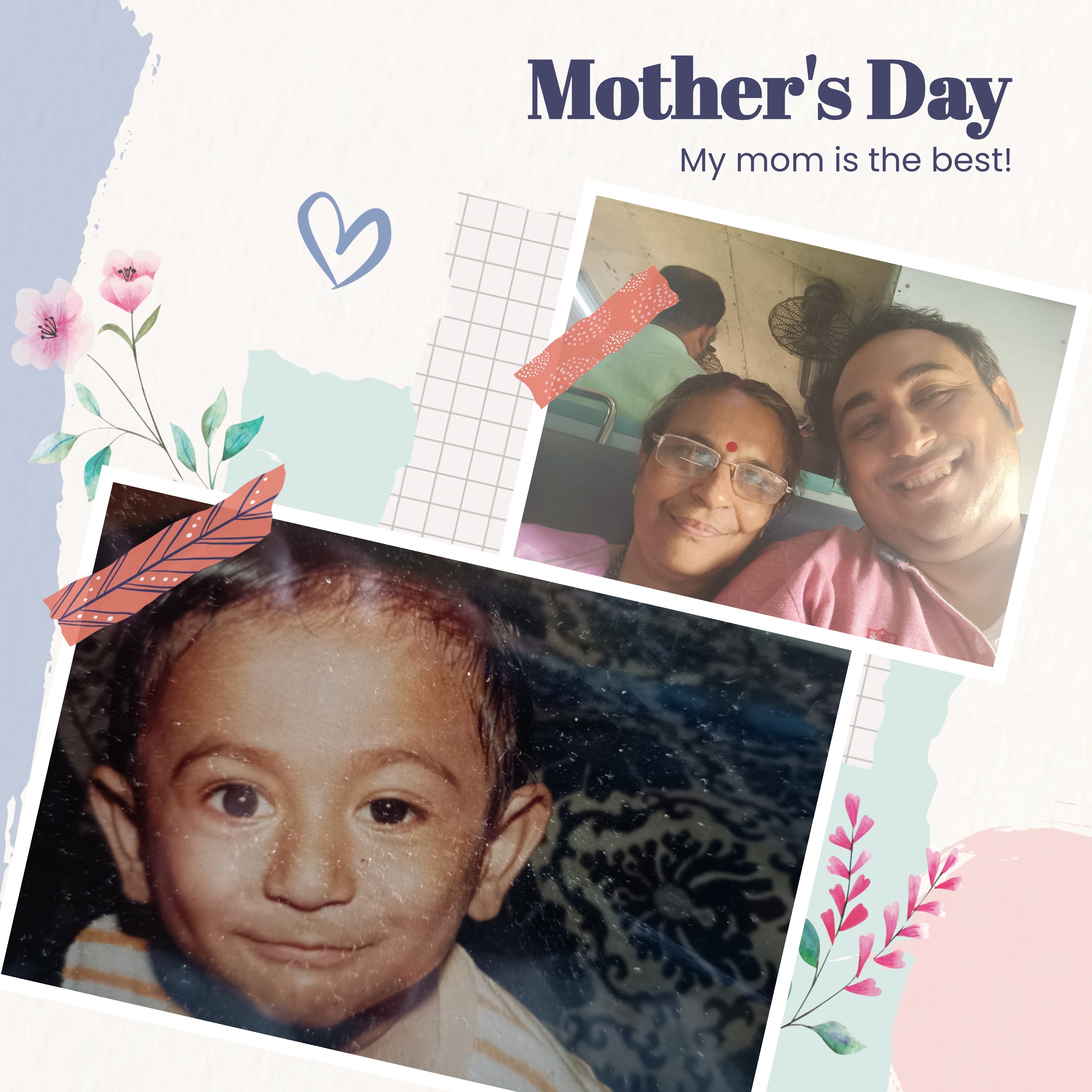 Anik with his mother